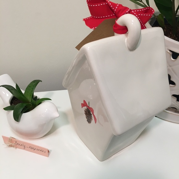Rae Dunn HOME Birdhouse Slant Roof Holiday 2019 - Picture 4 of 5